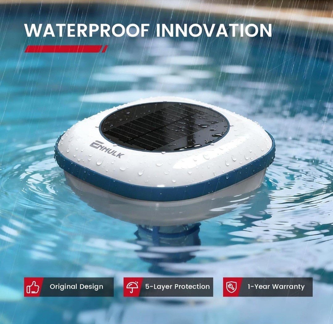 Enhulk PI25 Pro Solar Pool Ionizer NEW Up to 50k Gal Above Inground Copper Anode