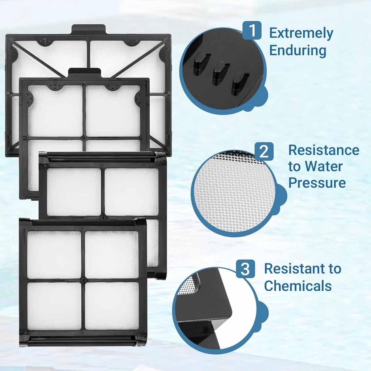 4x for Dolphin Pool Filter Ultra Fine Technology for Active Cleaners US