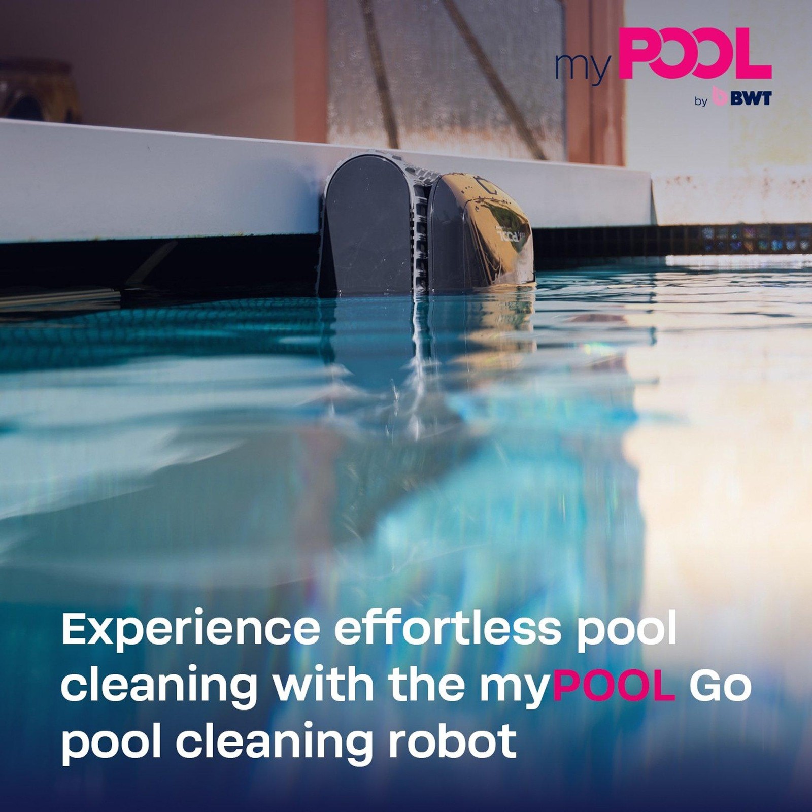BWT MyPool Go Robotic Pool Cleaner RU2N-NOY0-GOO70