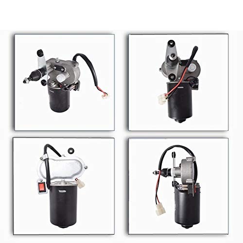 12V Electric Windshield Wiper Motor Kit Replacement for Polaris RZR, Clear,
