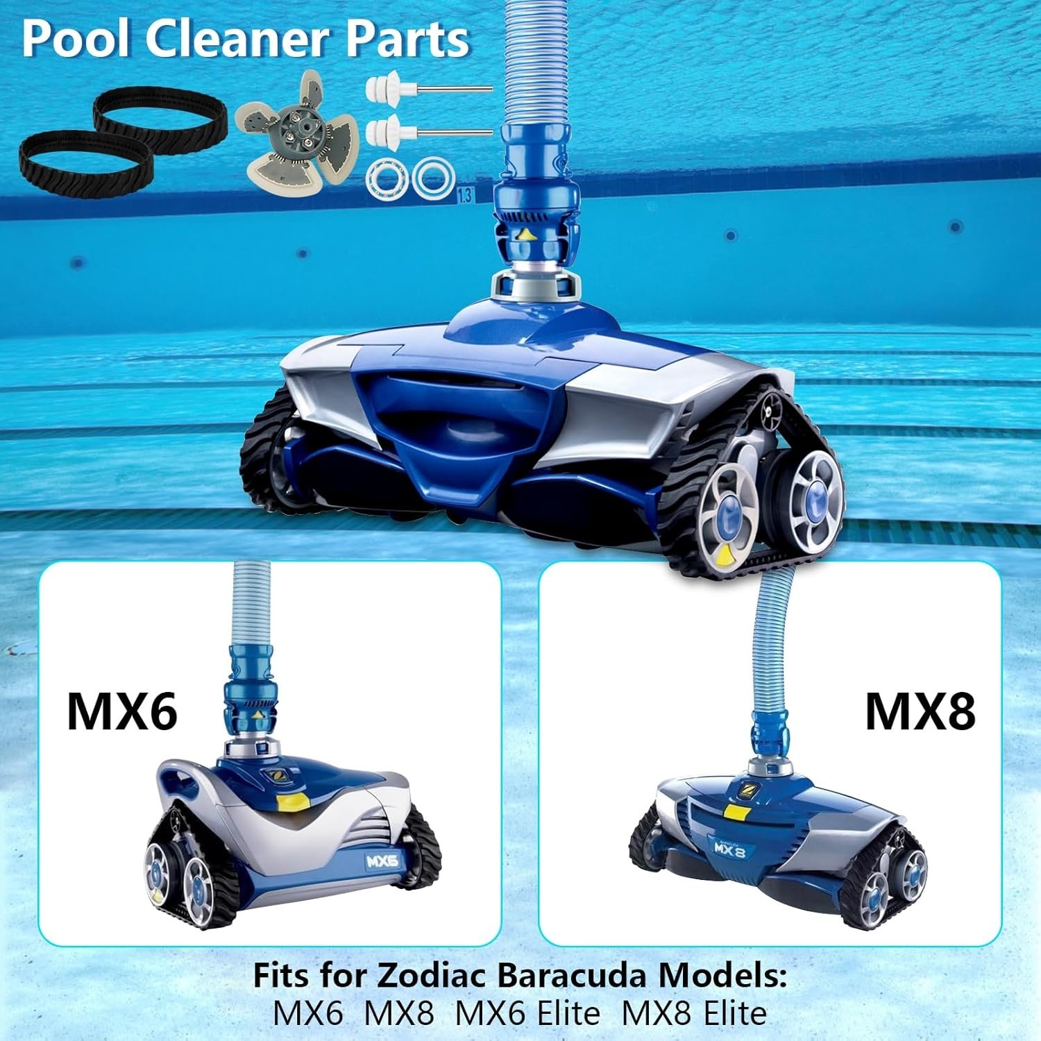 Zodiac MX6 MX8 Replacement Parts Kit | Easy Installation, Efficient Cleaning