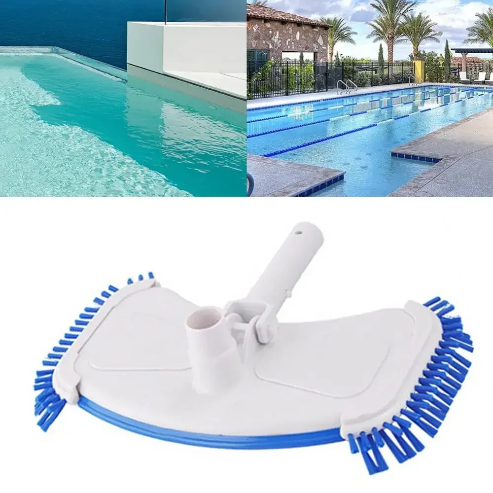 Curved Vacuum Cleaner Suction Head Swimming Pool Cleaning Brush Spas Hotel Bath