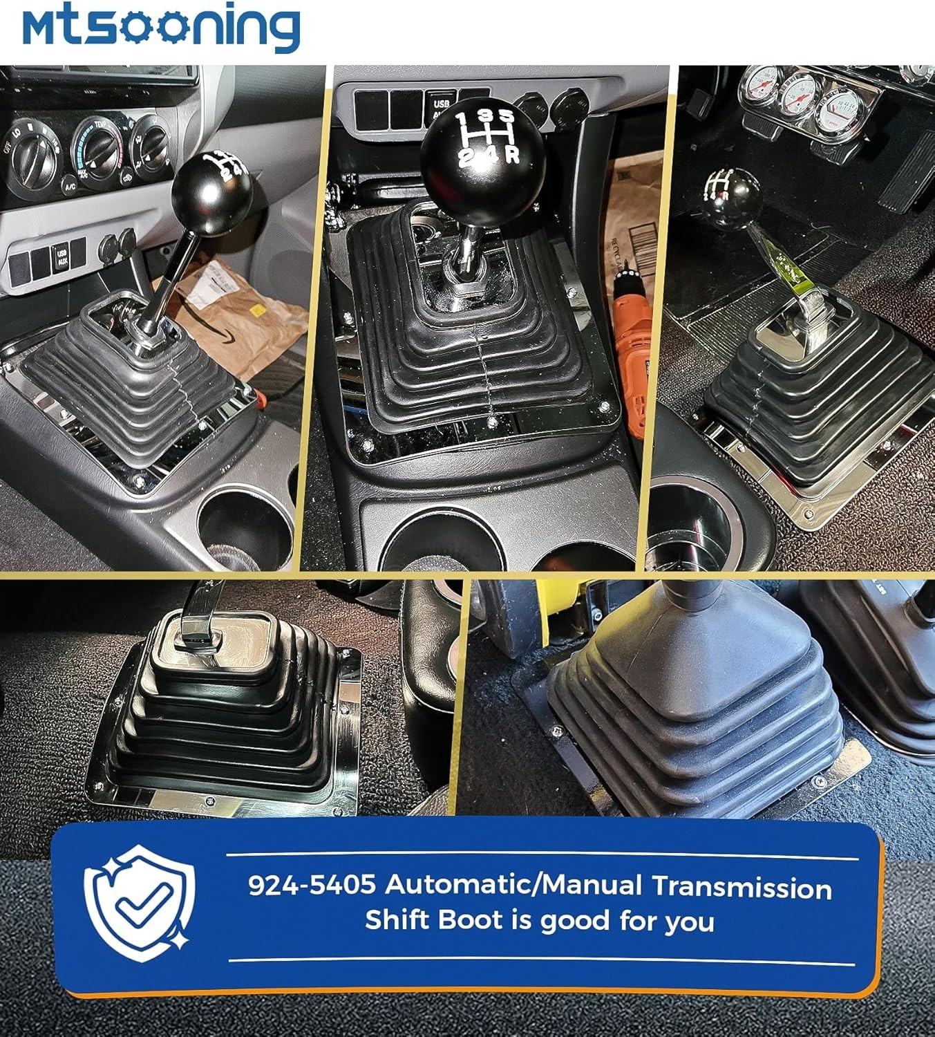 924-5405 Automatic/Manual Transmission Shift Boot Compatible with Select Kenwort