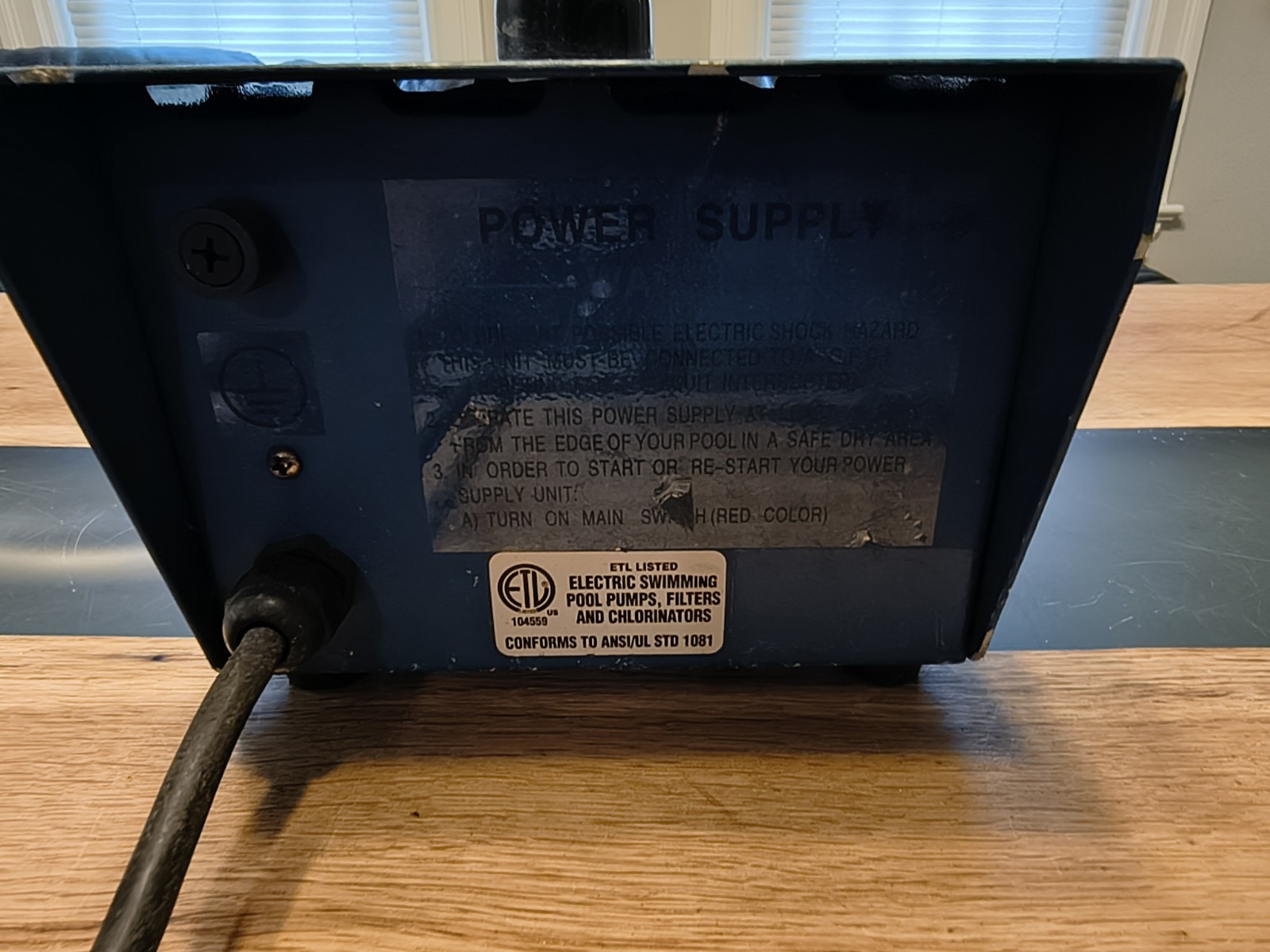 Aquabot Aqua products Turbo power supply 3 Pin Dial Timer 7 Hr Untested