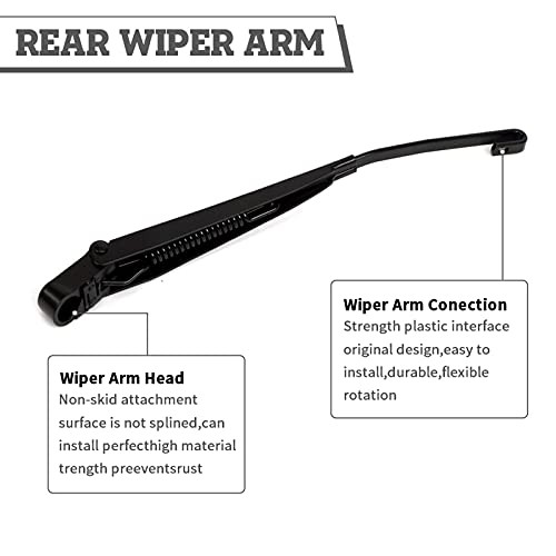 Rear Wiper Arm & Blade Kit,Exact-Fit Replacement for Jeep wrangler 1997