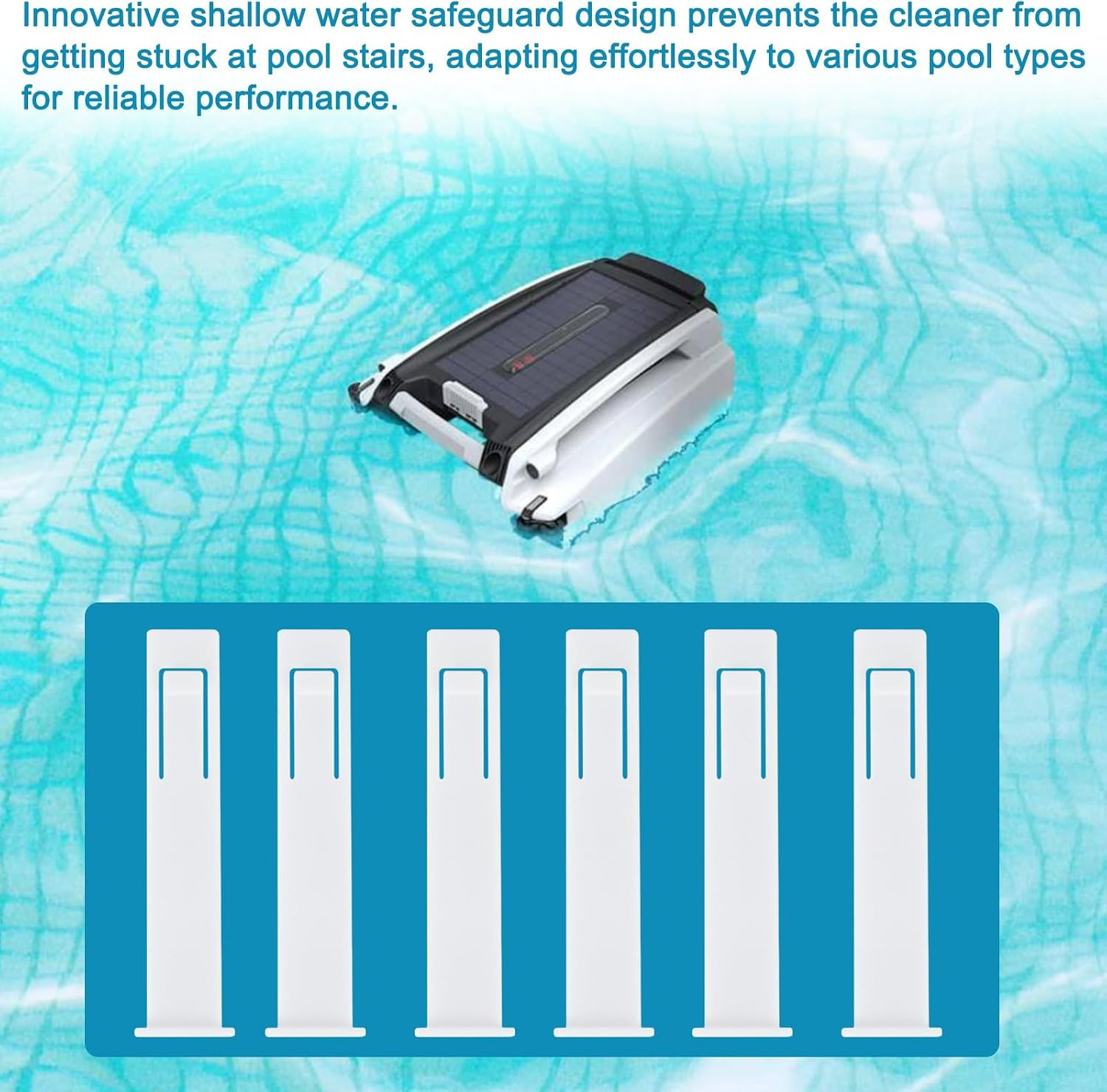 6 PCS Extended Leg Compatible with Betta SE Pool Skimmer, Pool Skimmer Leg (Whit