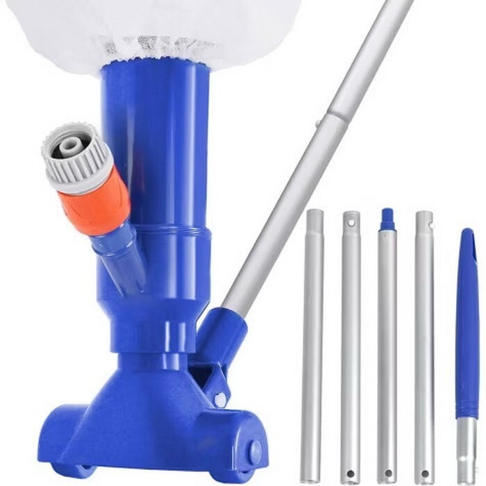 Swimming Pool Hot Tubs Spa Jet Vac Vacuum 5 Section Pole Pool Cleaner Portable