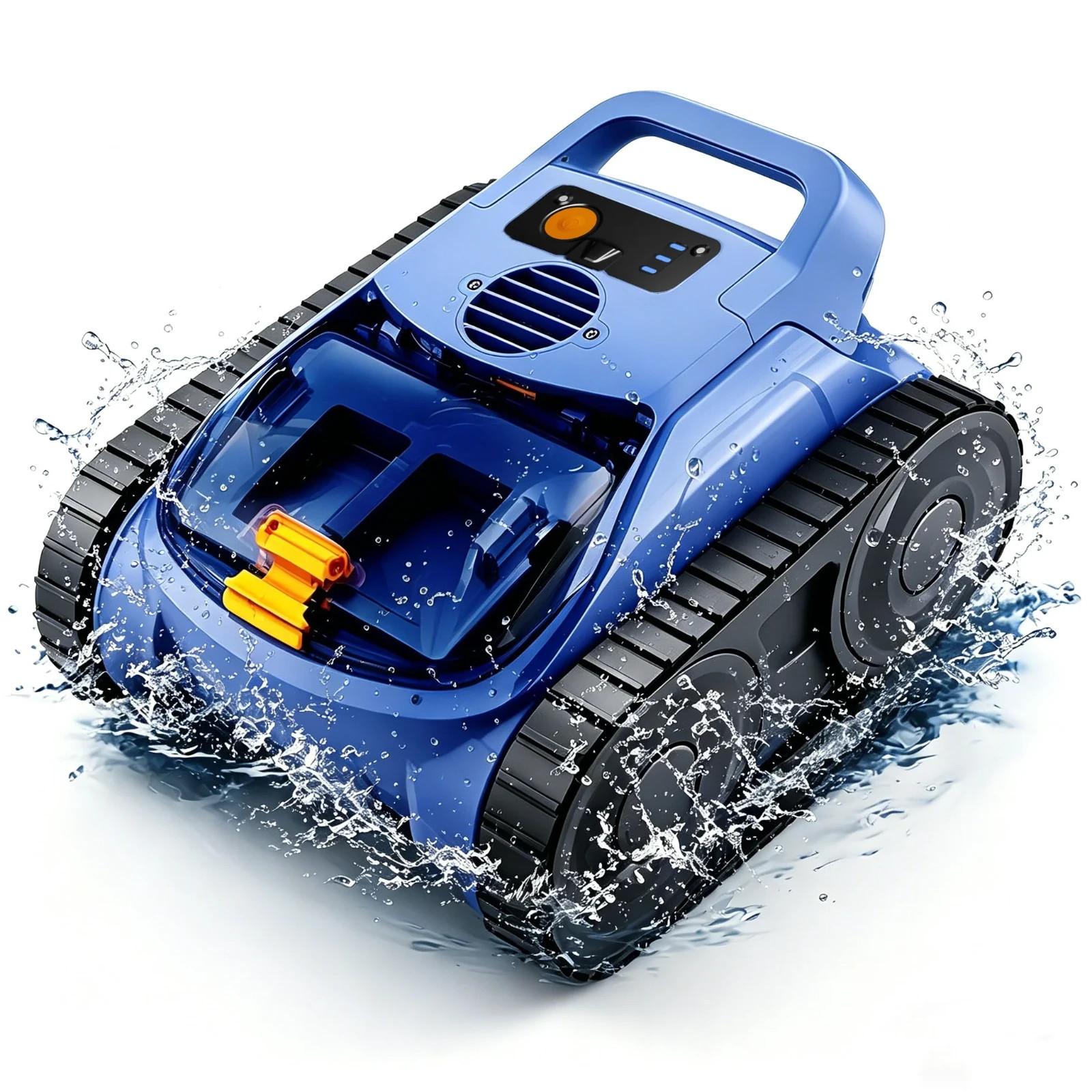 Seauto Cordless Robotic Pool Vacuum 3 Modes for Inground Pools Wall Climbing489.