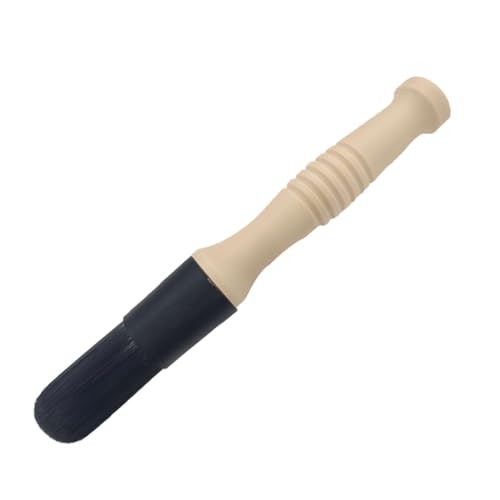 Car Parts Washer Brush, Bullet Head Parts Cleaning Brush for Cleaning Car Beige