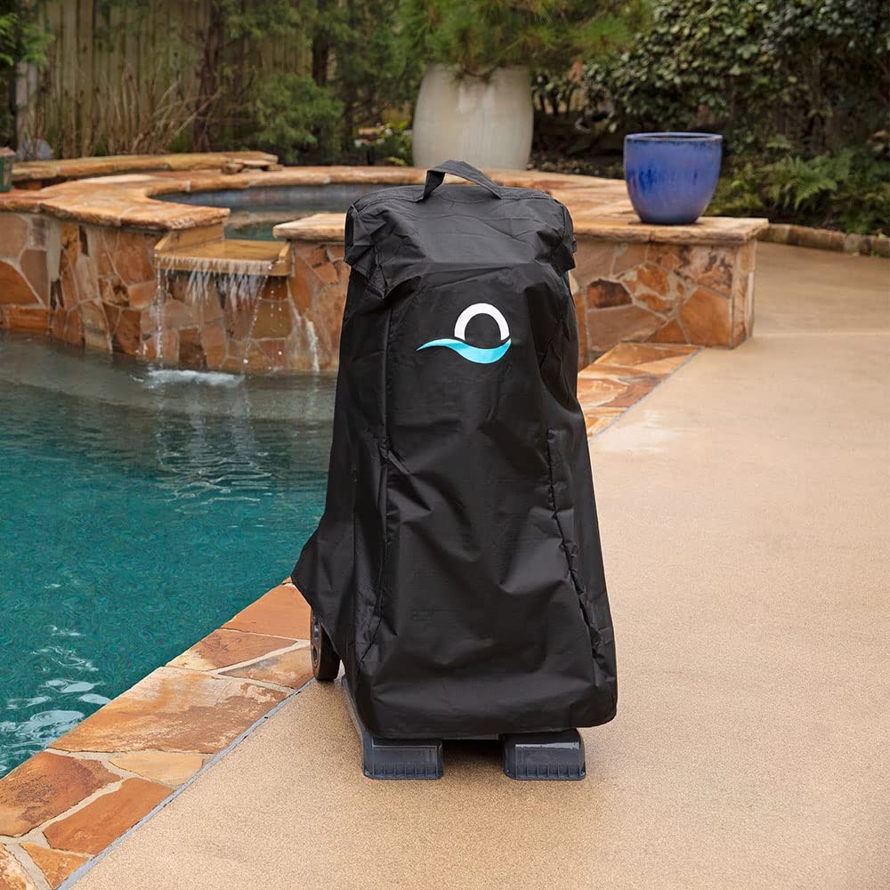 Premium Caddy Cover For Dolphin Robotic Pool Cleaner Heavy Duty Black Cover