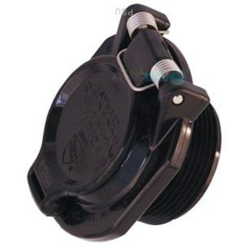 Hayward Vac Lock Safety Wall Fitting for Pool Cleaner Hose, Black W400BBKP