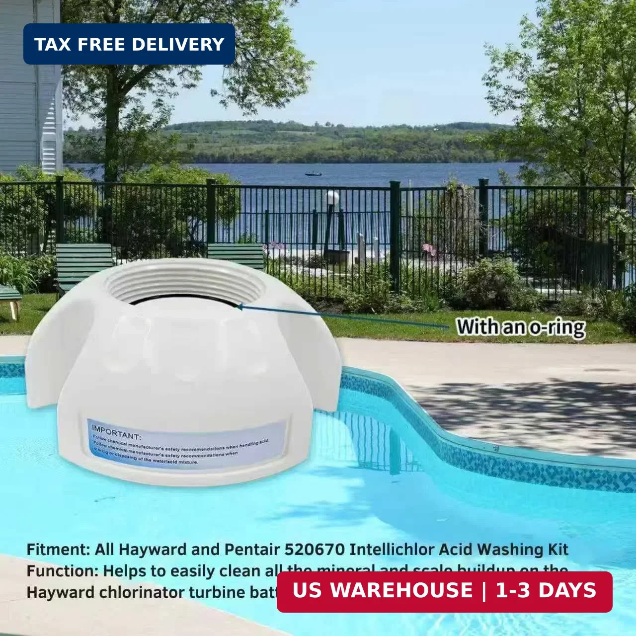 Pool t9 Salt Cell Cleaner Acid Washing Stand GLX-CELLSTAND/520670 IntelliChlor K