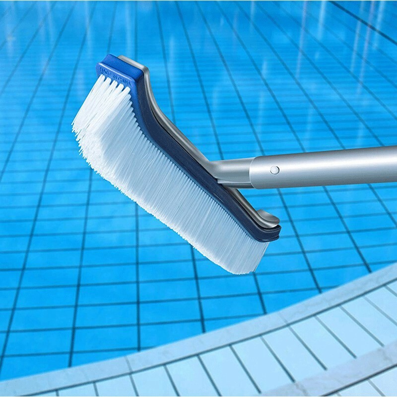 US (3 Styles) Aluminium Swimming Pool Cleaning Brush Head Heavy Duty Wall Floor