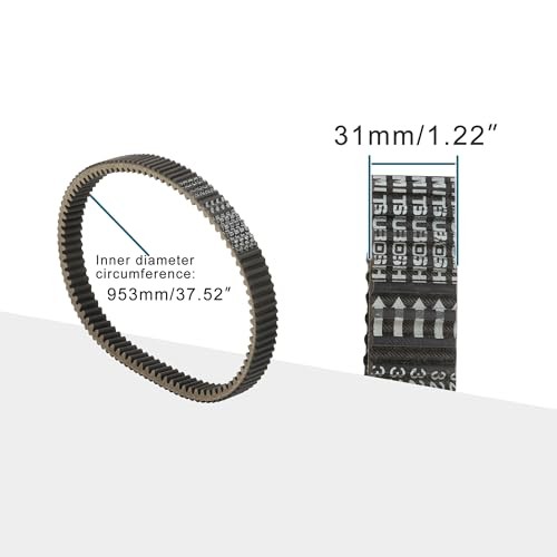 Heavy Duty Transmission Clutch Drive Belt 3211186 Replacement for Polaris RZR