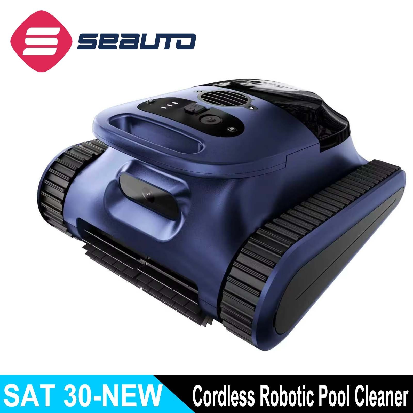 Seauto Pool Vacuum, Robotic Pool Cleaner for Inground Pools, App Support Wall