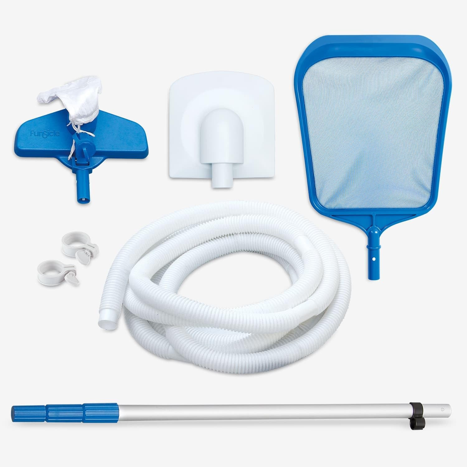 Deluxe Maintenance Kit, above Ground Swimming Pool Cleaning, Includes Vacuum, Sk