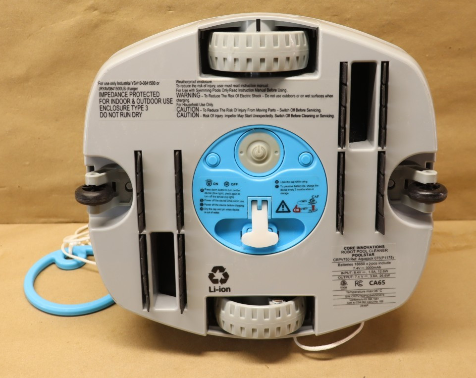 Core Innovations CRPV750 Cordless Robotic Pool Vacuum Cleaner Used