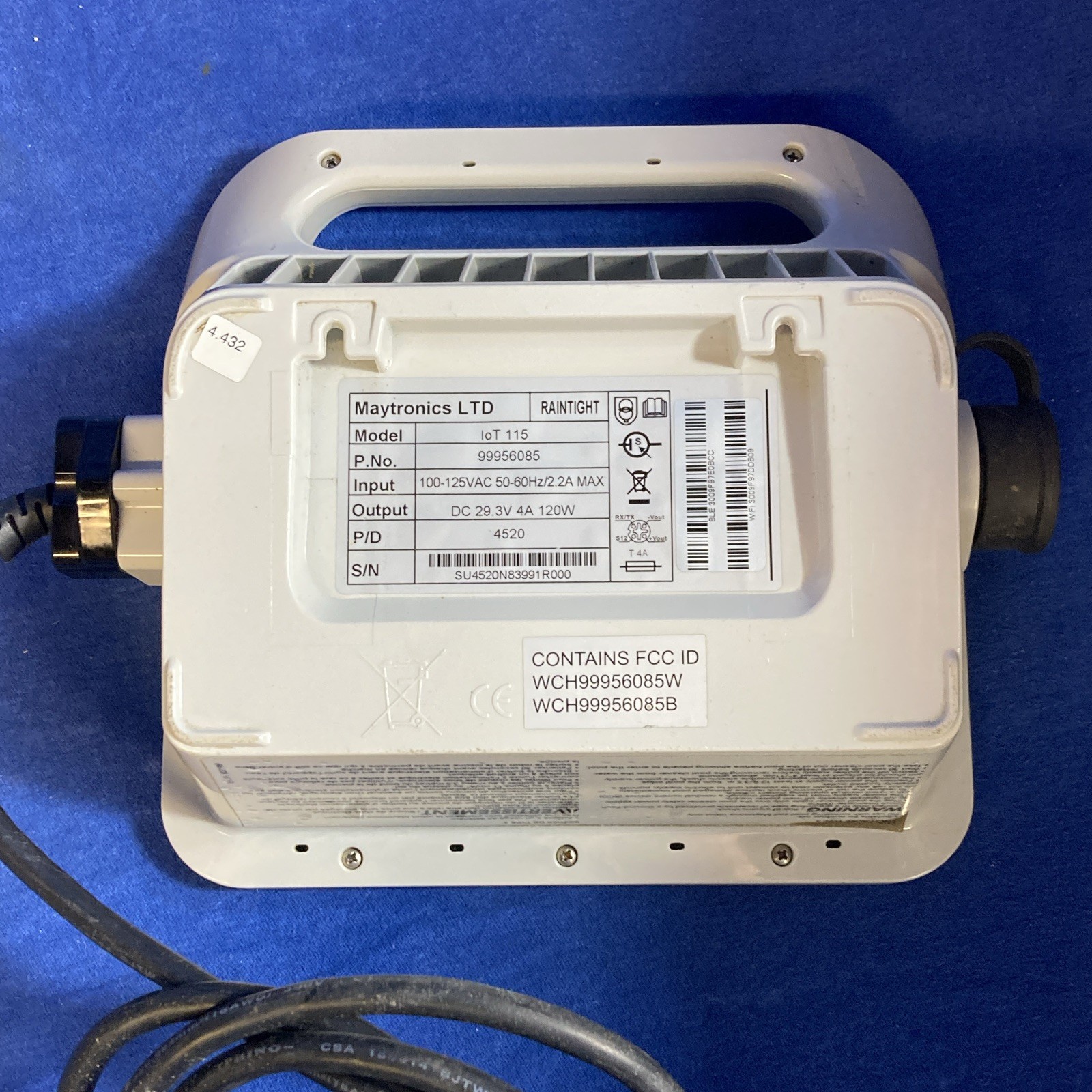 Pentair Prowler Robotic Pool Cleaner Power Supply/Control Unit 99956085