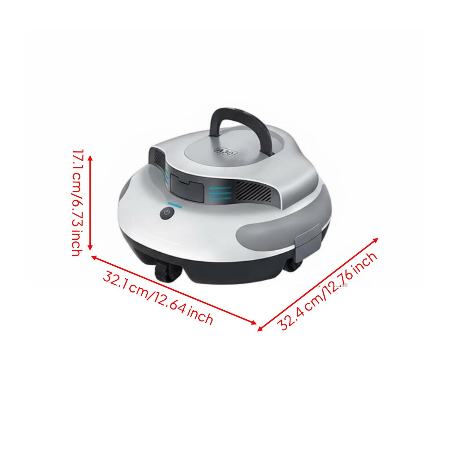 Robotic Pool Cleaner Extended Runtime Automatic Pool Cleaning Robot