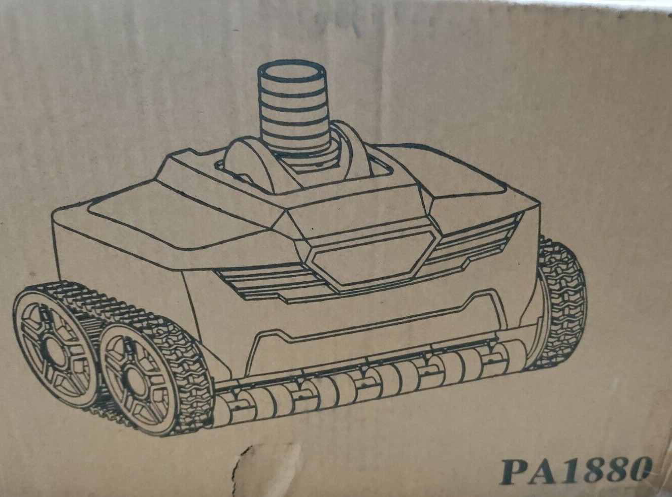Paxcess P1880 360° Rotatable Pool Vacuum Cleaner SEALED