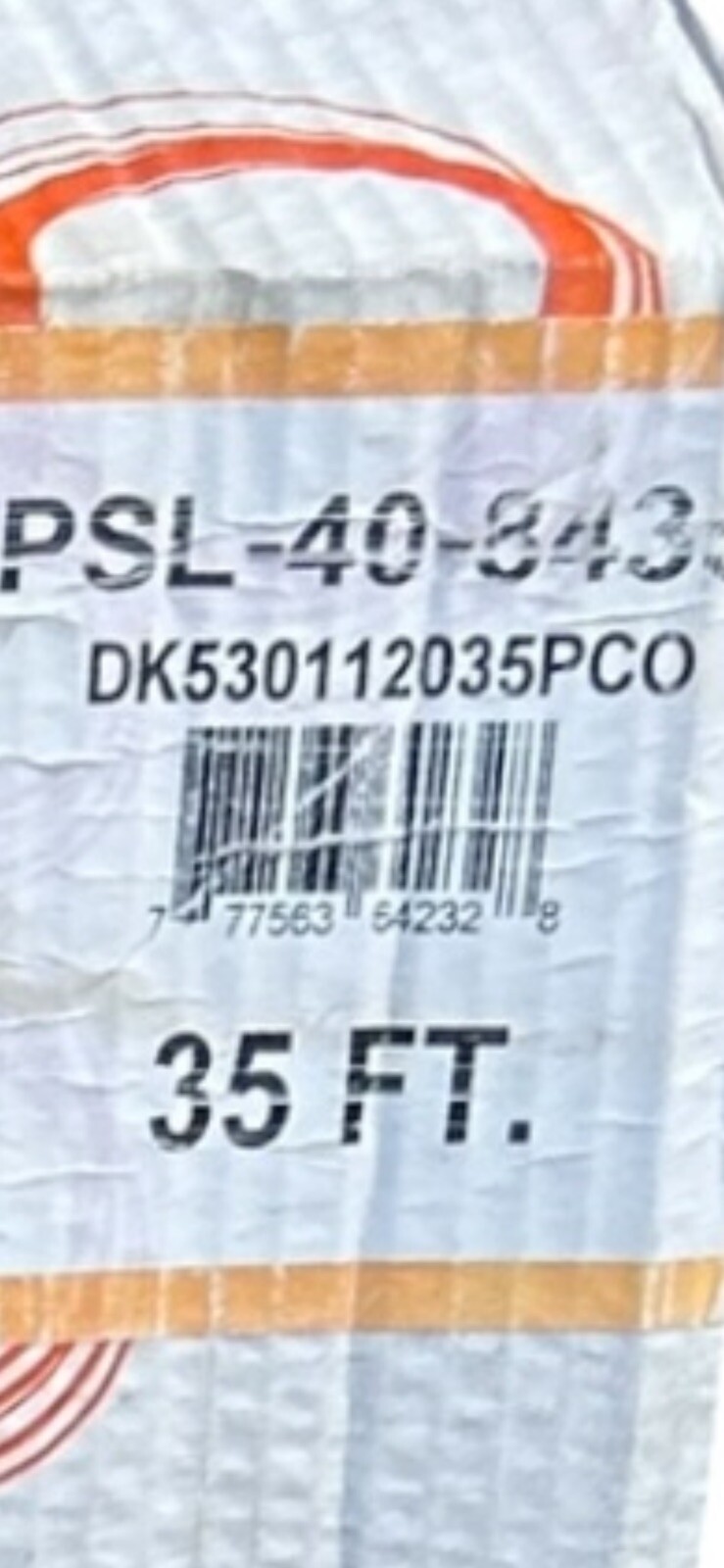 Pool Style Supreme Series 1.5&Prime; x 35&prime; Vacuum Hose w/ Swivel Cuff #PSL-40-8435