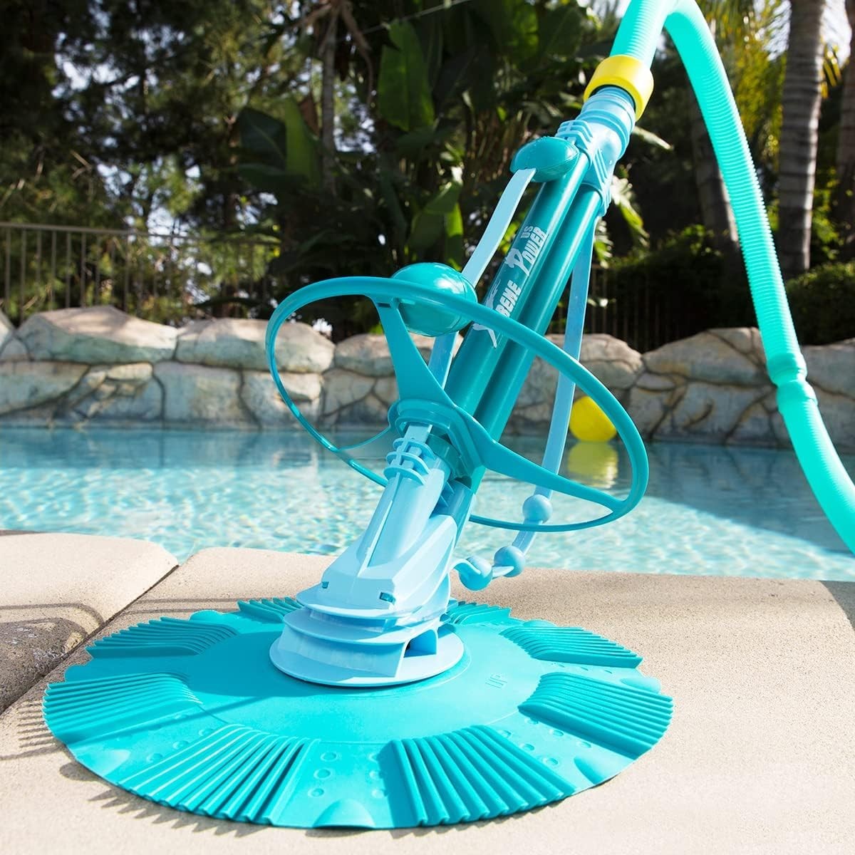 In-Ground Pool Cleaner – Lightweight Automatic Suction Vacuum with Touch Control