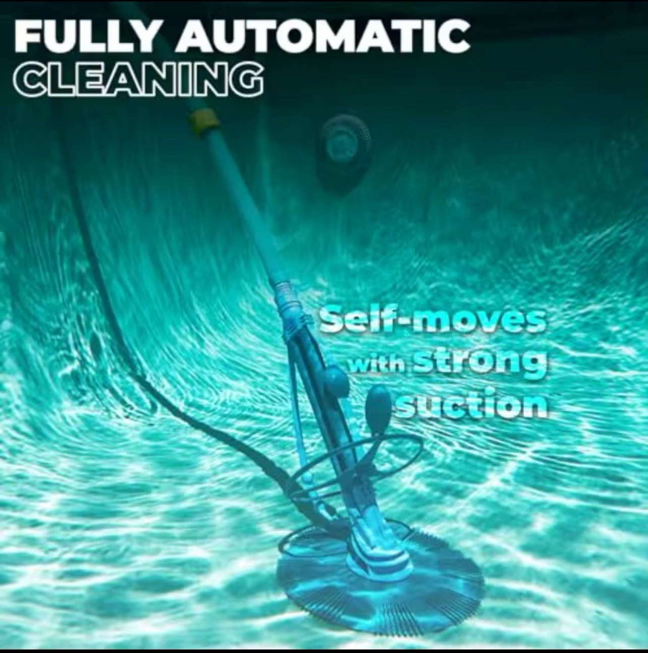 Automatic Pool Cleaner Vacuum Side Suction Wall Climb In Ground Hose Set
