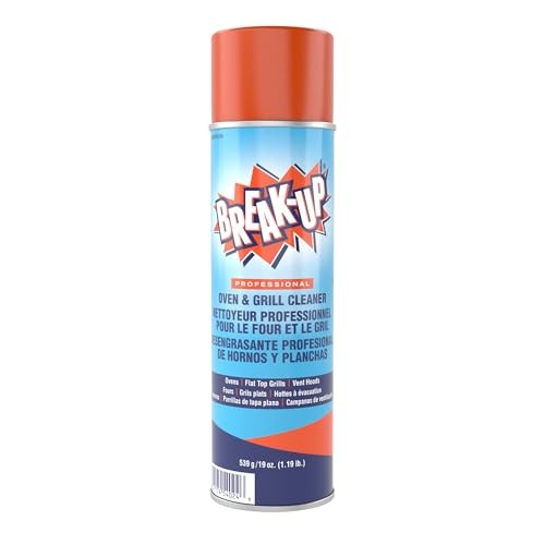 Break-Up Professional Oven & Grill Heavy Duty Grease Remover Pack of 1 Cleaner