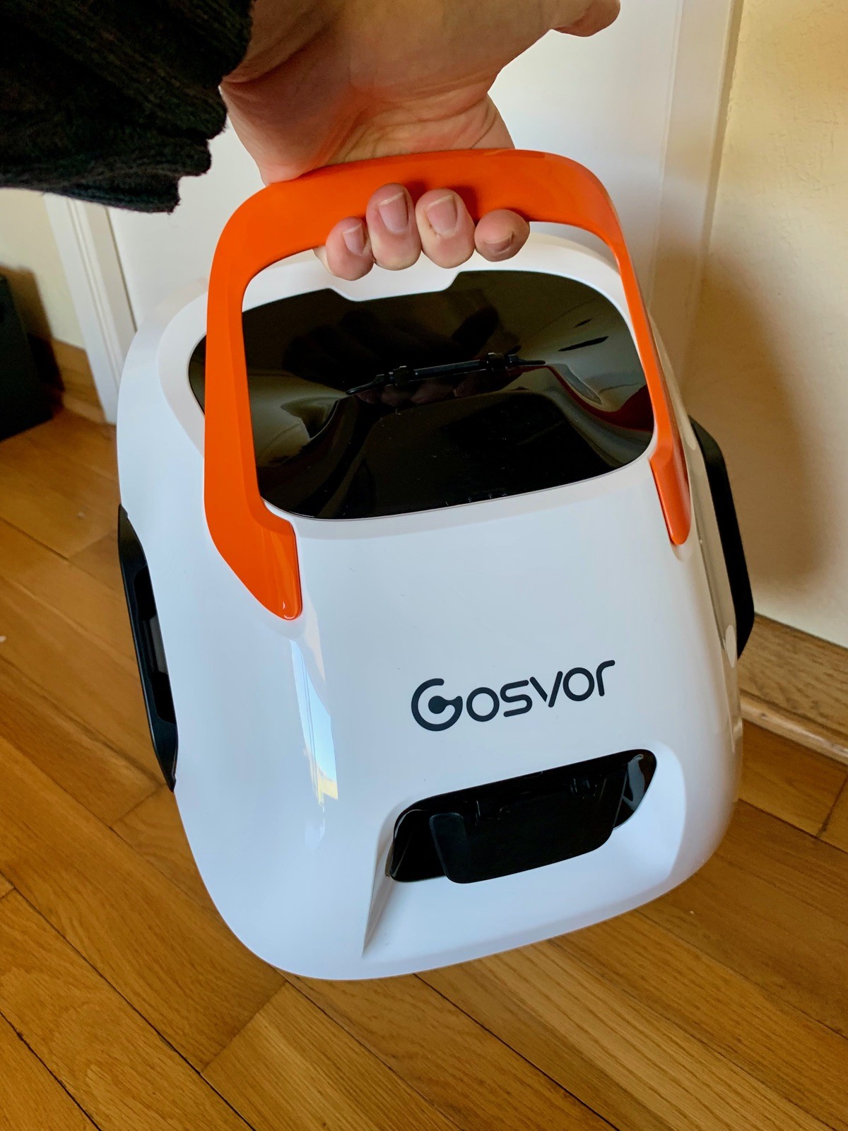 Cordless Robotic Pool Cleaner, 90 Min, Portable, Self-Parking, Up to 860 sq.ft
