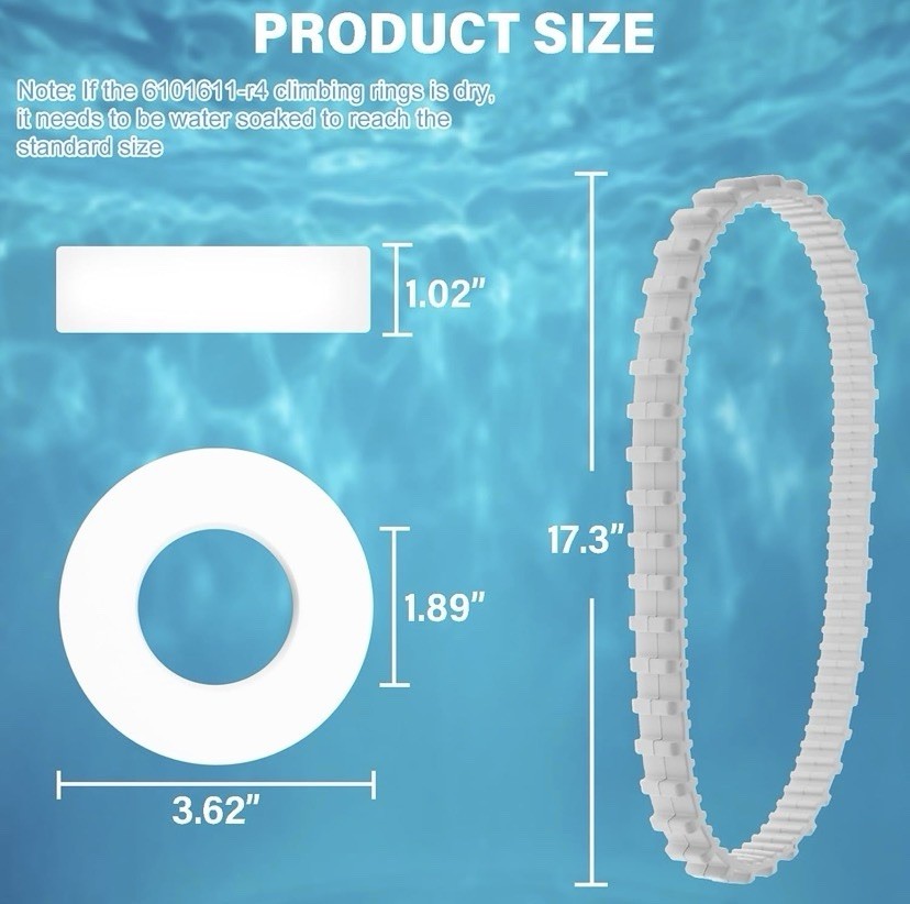 2Pack Track 9985006-R2 and 4Pack Climbing Rings 6101611-R4 Replacement Parts, Co