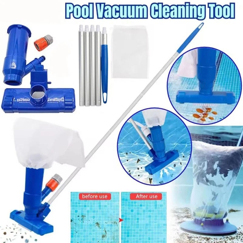 Swimming Pool Spa Suction Vacuum Head Cleaner Cleaning Kit Pool Accessories Tool