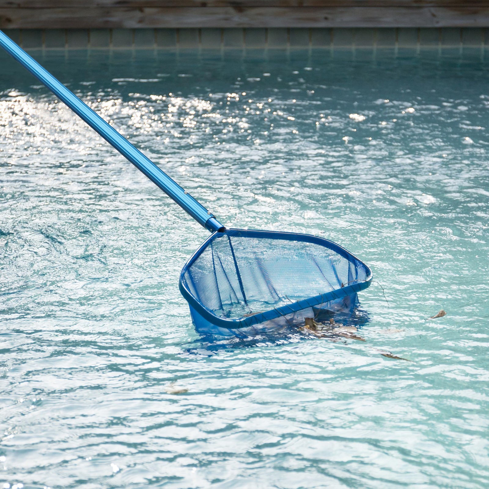 Telescopic Pool Pole 12ft Adjustable 3Piece Cleaning Brush Tool