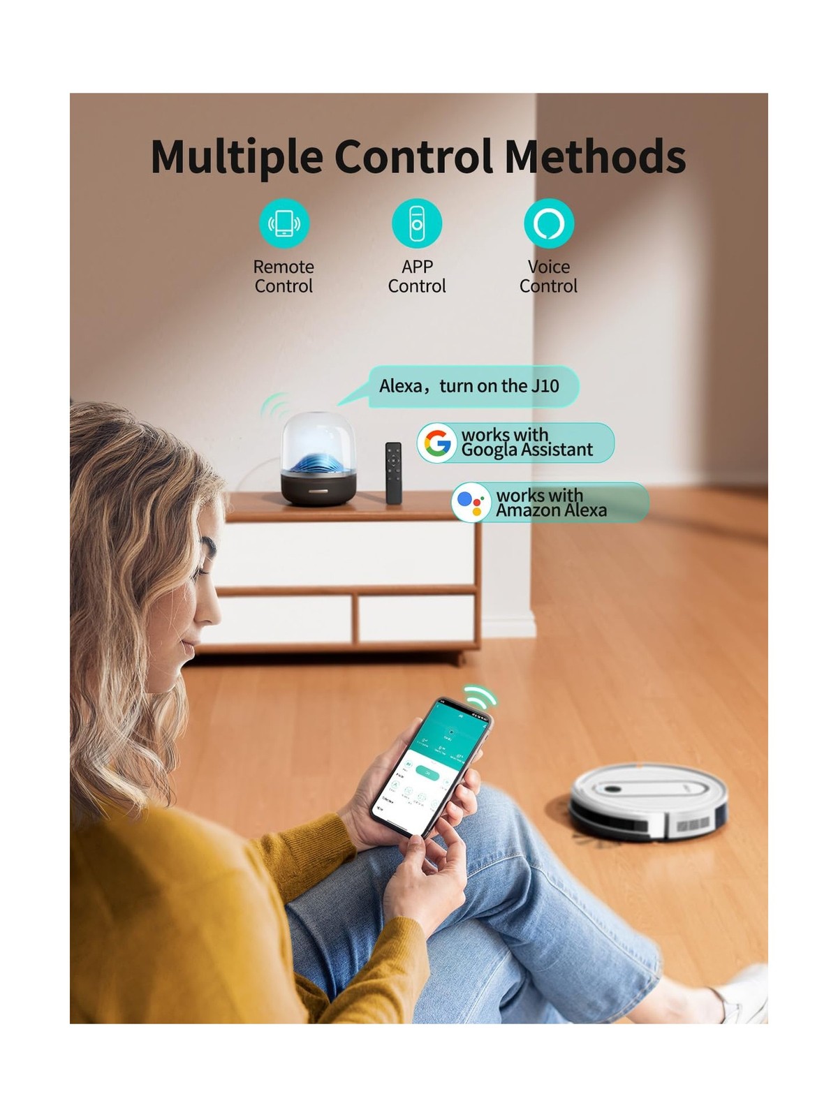 Robot Vacuum and Mop – 4000Pa Powerful Suction, APP/Alexa Control, 3-in-1 Cle…