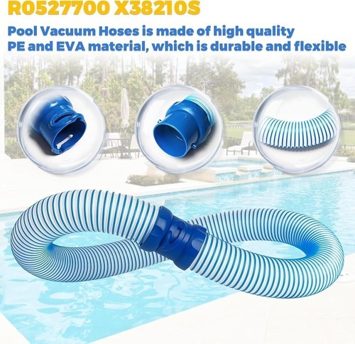 6 Pack Pool Cleaner Hose for Zodiac X7 T3 T5 MX6 MX8, 39&Prime; Twist Lock Hoses