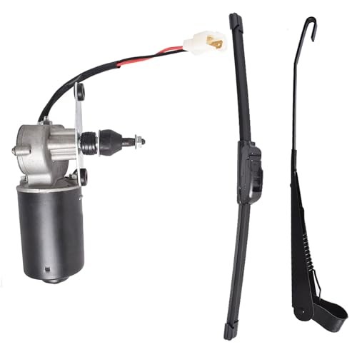 12V Electric Windshield Wiper Motor Hard Coated Kit Replacement for Polaris