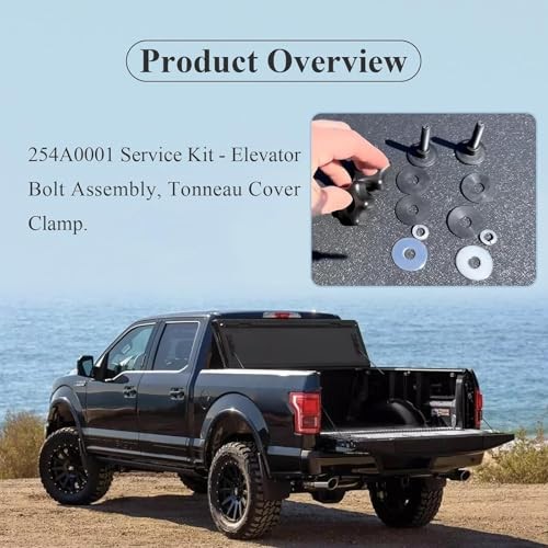 Tonneau Cover Clamp Service Kit, Replacement for BAKFlip MX4 G2 2 pcs 254A0001