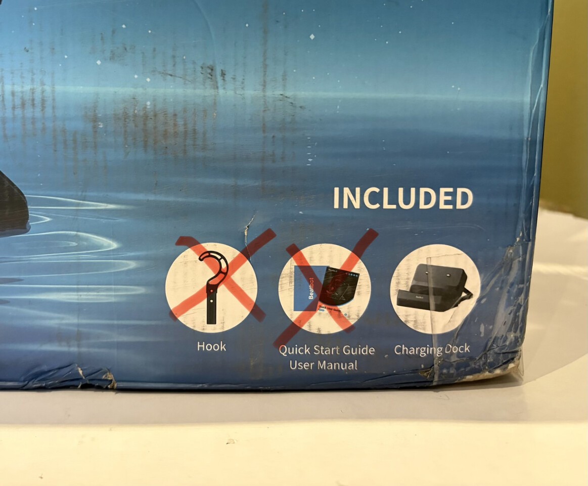 BEATBOT A100 PRO CORDLESS 5-IN-1 SMART POOL CLEANING ROBOT NO ACCESSORIES – PART