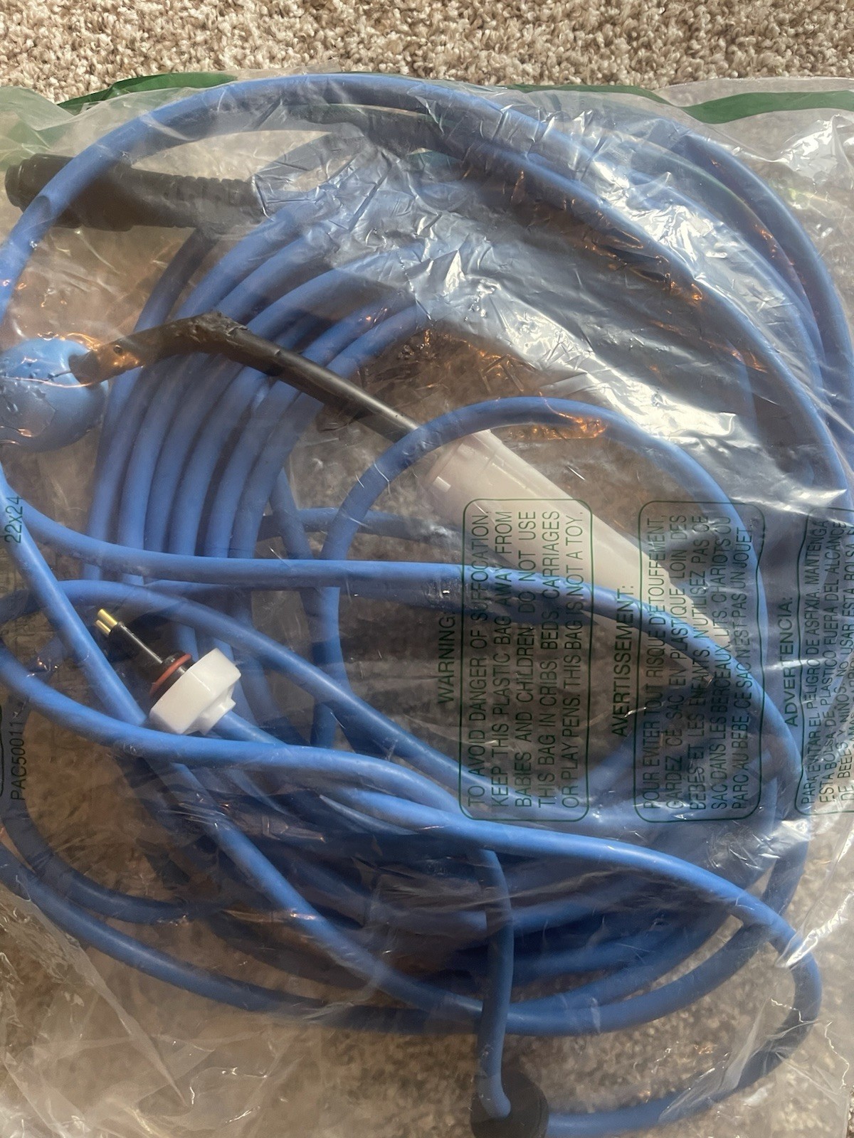 Zymurgoes Pool Cleaner Cable w/ Swivel – 2 Wire 60FT “ OPEN BOX “