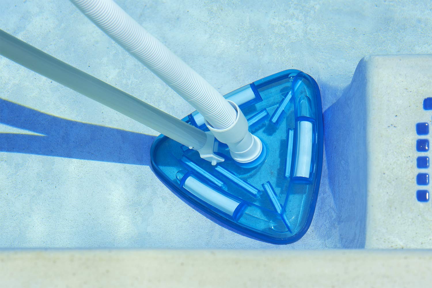Pool Vacuum 11 Inch Translucent ABS with Vinyl Bumper for Pool Cleaning