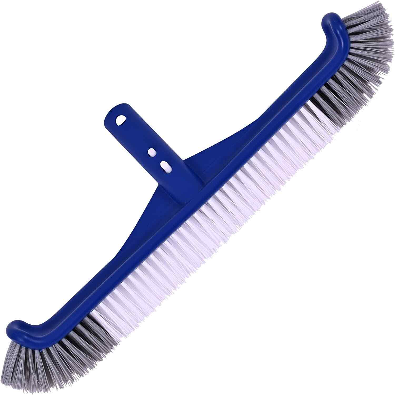 POOLAZA Pool Set- Skimmer Deep Net 10&Prime; x 13.2&Prime; x 17.5&Prime; & 17.3&Prime; Pool Brush Head