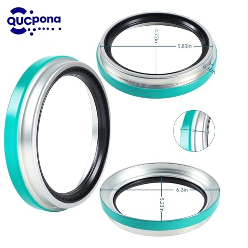 Pack of QUCpona Classic Wheel Seal Drive Axle (Replaces SKF 47697 47691 4769& 2