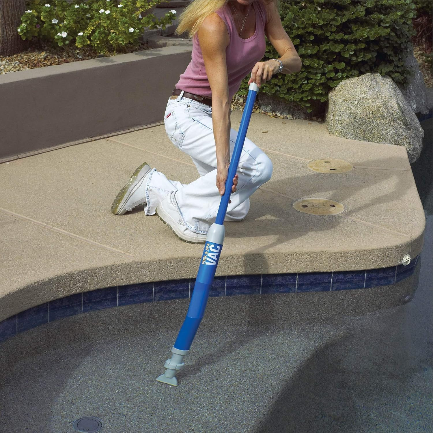 GAME 4855 Manual Handheld Swimming Pool and Spa Vacuum Cleaner, for Minor Debris