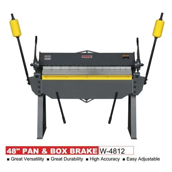 KAKA Industrial W-4812 ,48-Inch Heavy Duty Sheet Metal Pan And Box Brake