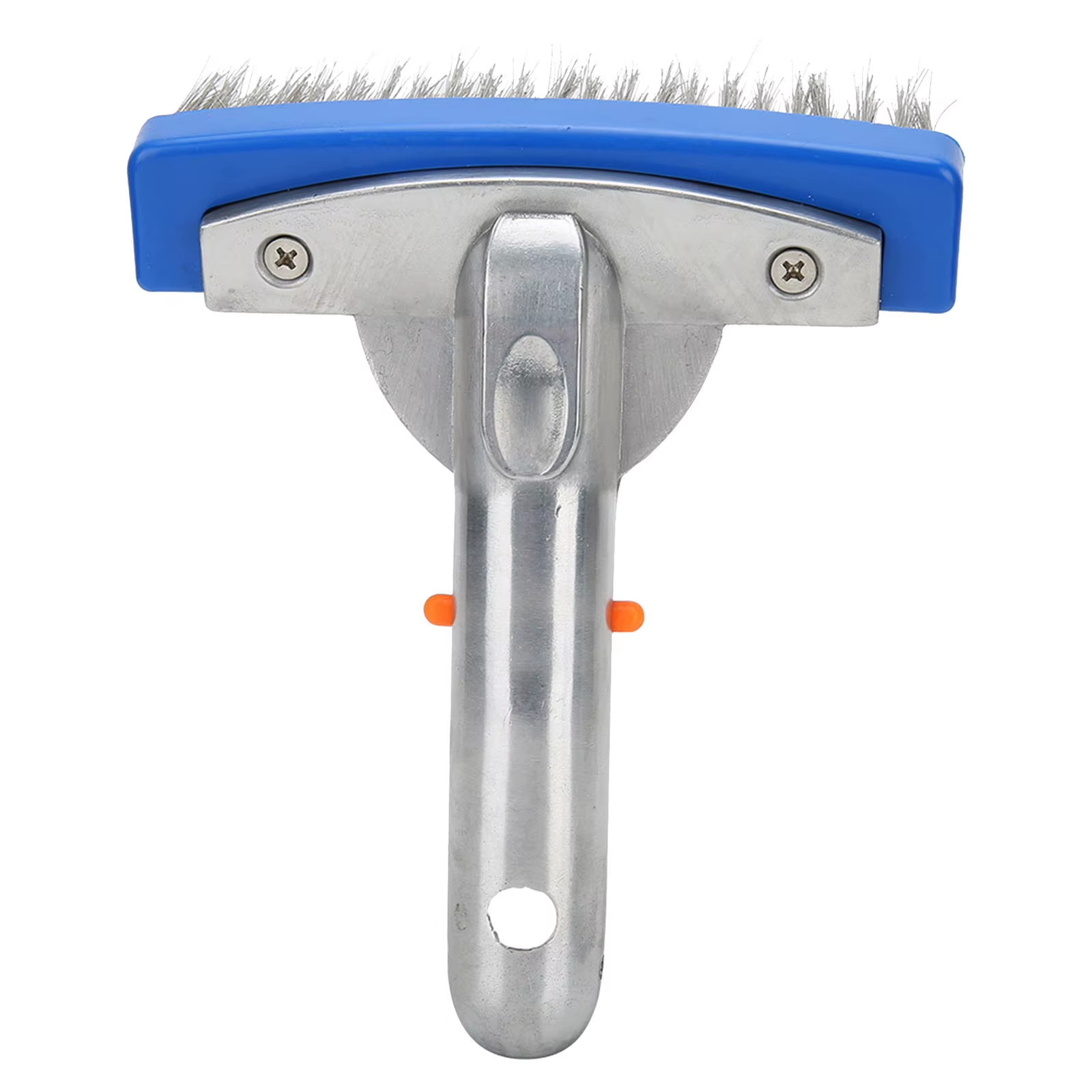 5.5In Swimming Pool Stainless Steel Brush for Spa Pond Floor Wall Cleaning Equip