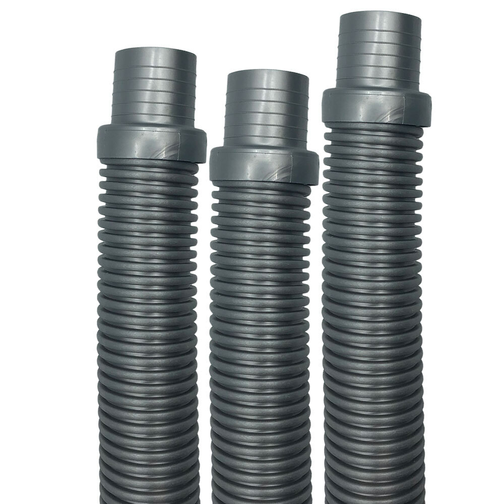 Puri Tech Hose Silver Hayward Navigator Pool Vac Ultra Aquabug 1.5in x 4ft 3 pk