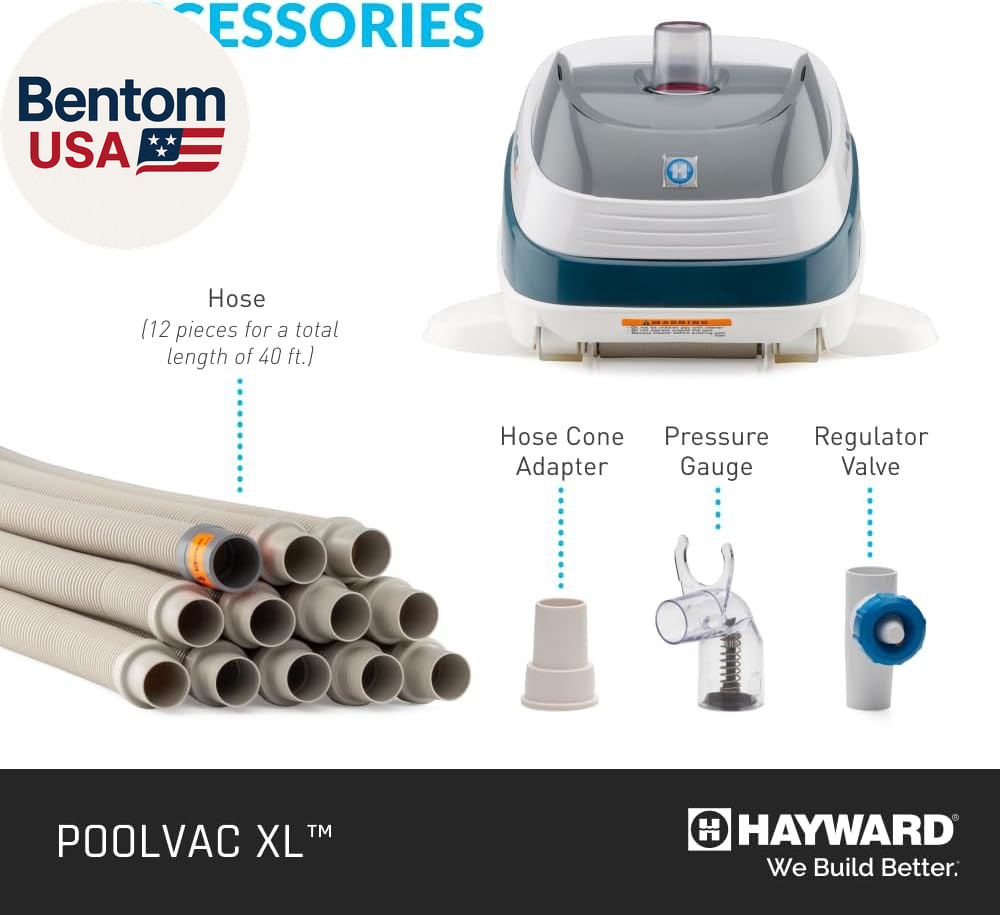 Pool Vac XL Suction Pool Cleaner (Pool Vacuum for Inground Pools) Automatic in G