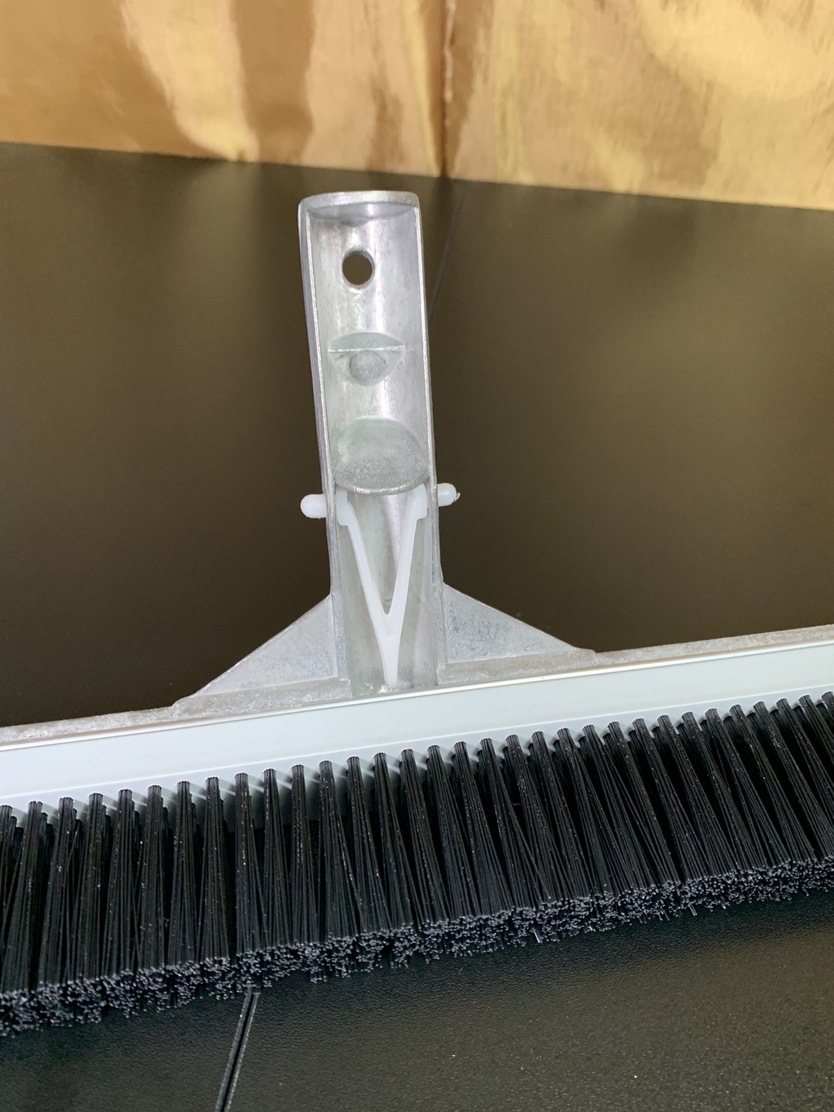 36-Inch Aluminum-Back Swimming Pool Brush, Commercial Collection
