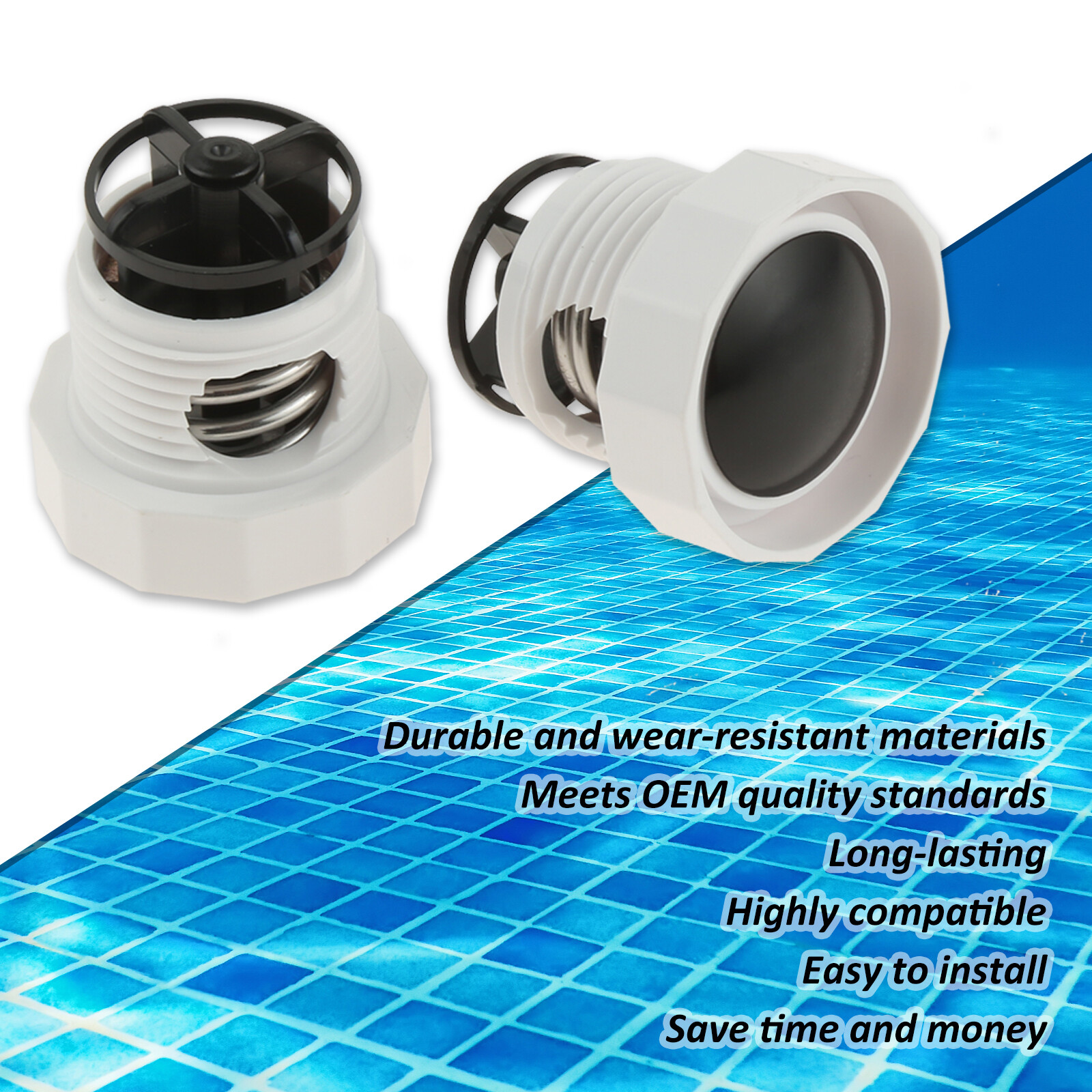 2/4Pcs 9-100-9002 Pressure Relief Valve Fit for Polaris 180 280 380 Pool Cleaner