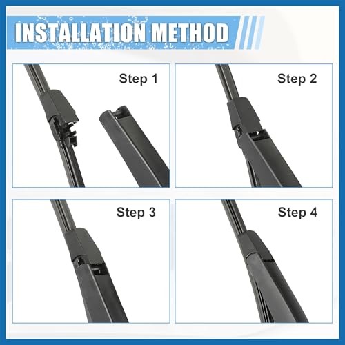 Rear Windshield Wiper Blade Arm Replacement Set OEM Quality Fit for VW Passat