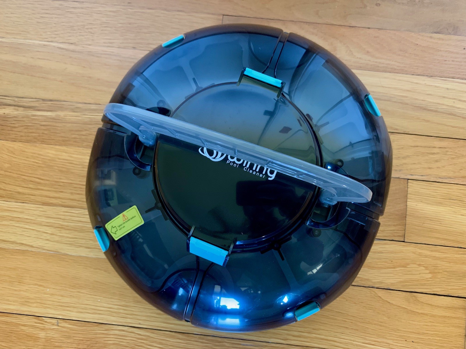 Cordless Robotic Auto Pool Vacuum Cleaner, Self-Parking, 660 Sq.Ft, 90 Min, LDB